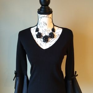 Black House White Market Sweater with bell sleeves